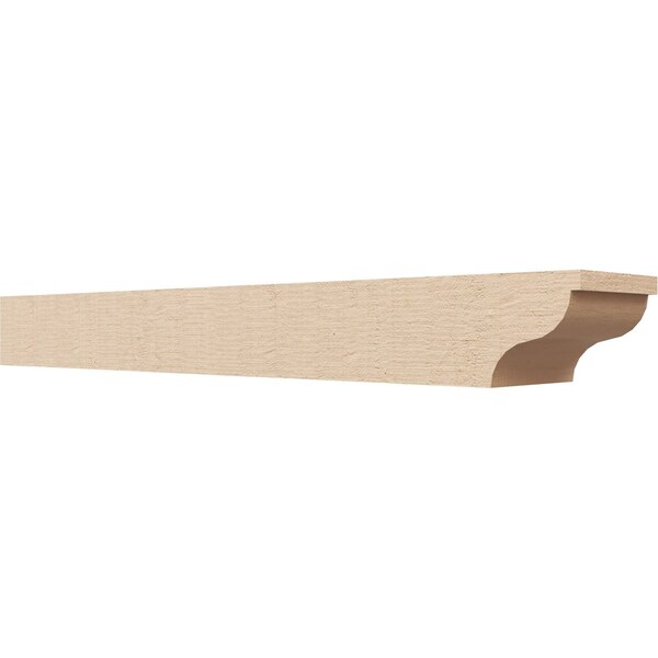 Ekena Millwork 6in. W x 4in. H x 36in. L Garner Woodgrain TimberThane Rafter Tail, Primed Tan RFTUR06X04X36GARRCPR - main